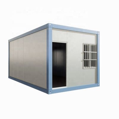 Construção rápida resistente ao vento Quadro de aço leve Casa de contêineres pré-fabricada portátil