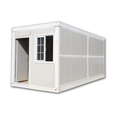 20ft pré-fabricados Casas de contêineres dobráveis Painel de sanduíche Escritórios de estilo de design de parede