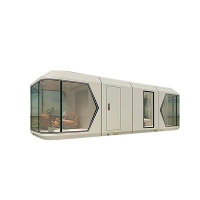 Casa móvel portátil pré-fabricada com suporte técnico online e casa cápsula espacial