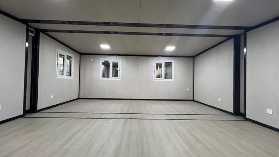 Janela de alumínio 20 pés 40 pés 3 quartos luxo contêiner dobrável de expansão casa