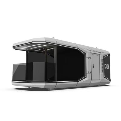 Container Modular Habitação Temporária Espaço Casa cápsula com design contemporâneo