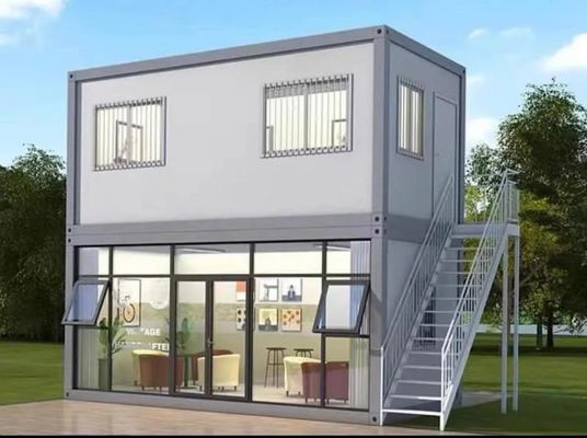 Instalação rápida Casa de contêineres pré-fabricada com piso de tabuleiro MGO