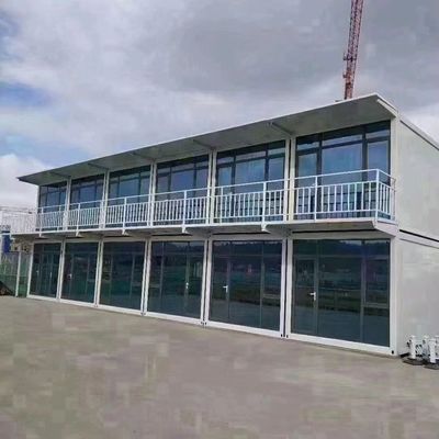 MGO Piso de Tabuleiro 20ft 40ft Prefab Container Dobrável Casas Dobrável Flat Pack Container House