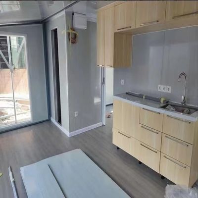 Casa de contêiner de lar móvel com estilo luxuoso e teto de painéis de sanduíche EPS