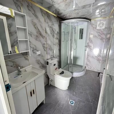 Casa de contêiner de lar móvel com estilo luxuoso e teto de painéis de sanduíche EPS