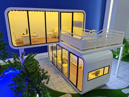End Mobile Apple Pod Cabin para acomodações de hotel de luxo Hangfa Apple Warehouse