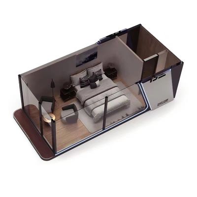 MGO Planilha de painel e painel Sandwich de lã de rocha Parede Vila de aço leve para casa pré-fabricada