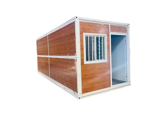 Casas modulares em contêineres dobráveis dobráveis para montagem rápida e fácil instalação