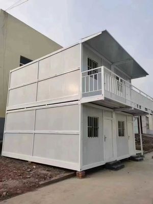 Casas modulares em contêineres dobráveis dobráveis para montagem rápida e fácil instalação