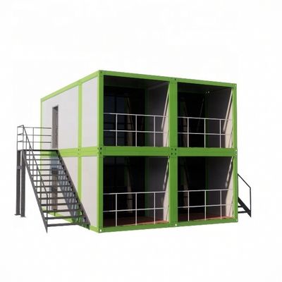 Q235/Q345 Quadro de aço leve de montagem rápida Casa de contêineres Casa pré-fabricada de contêineres