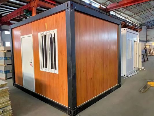 Casa pré-fabricada com janela de alumínio
