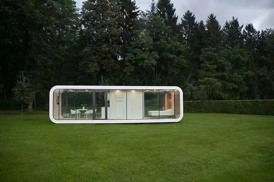 Pavimento de madeira composto Modular Prefab Tiny Homes Container Office para necessidades de escritório portátil