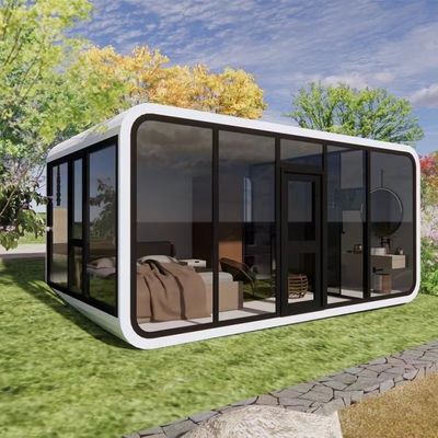 Pavimento de madeira composta Moderno 20ft Modular Apple House Cabin com materiais ecológicos