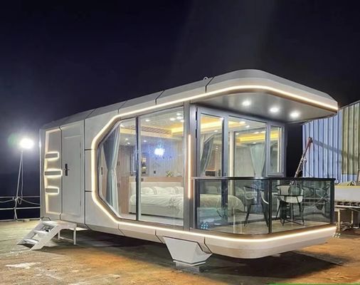 Melhorar o espaço de vida Casa pré-fabricada moderna de luxo com piso de tabuleiro MGO