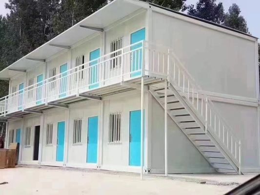 Container dobrável Prefab Tiny Homes Site Escritório Conveniente 20ft 40ft Instalação