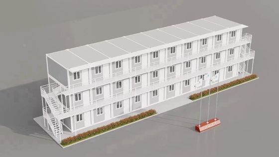 Container dobrável Prefab Tiny Homes Site Escritório Conveniente 20ft 40ft Instalação