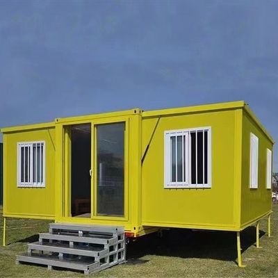 3 quartos luxuoso contêiner dobrável de expansão casa casa 20ft x 40ft MGO piso de tabuleiro