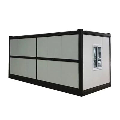 Instalação rápida Containers dobráveis de embalagem plana Casas pré-fabricadas com parede de painel sandwich