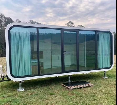 Sala de estar Jardim Moderno Design Modular Casa Prefabricada para sua Apple Cottage