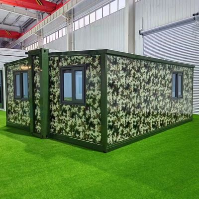 Casa portátil dobrável pré-fabricada de 20 pés para escritórios e residências EPS