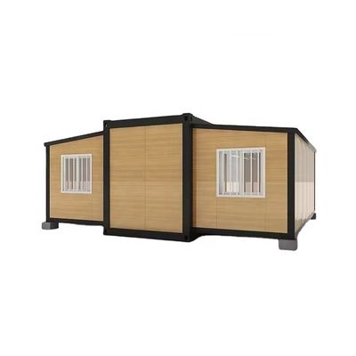 Casa de contêineres de asa dupla de 20 pés com EPS Sandwich Panel Roof e MGO Board Floor