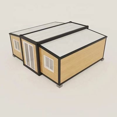 Casa de contêineres de asa dupla de 20 pés com EPS Sandwich Panel Roof e MGO Board Floor
