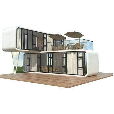 Casa Modular Prefabricada Contemporânea Fornecimento Cabana Móvel de Maçã com Instalação Fácil