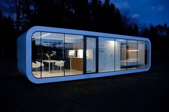 Modular Prefab Tiny Homes Container Office Portátil Apple Home Pod Cabine Apple Móvel