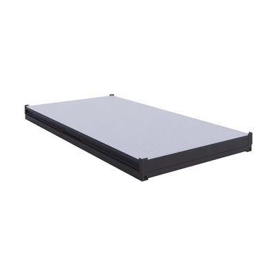 Casa dobrável de contêiner móvel modular com 5950 mm de comprimento e piso de placas de fibra de cimento