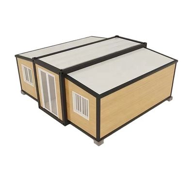 Expansão ao ar livre Simples Sala de contêineres de 20 pés de asa dupla com design moderno