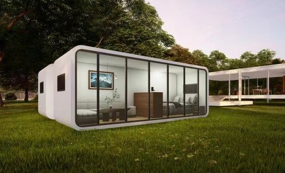 Casas pré-fabricadas portáteis de pacotes planos