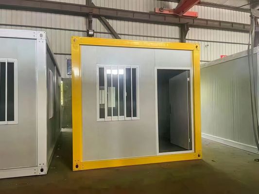 Casas de contêineres pré-fabricadas facilmente montadas Micro casas com parede de painel de sanduíche