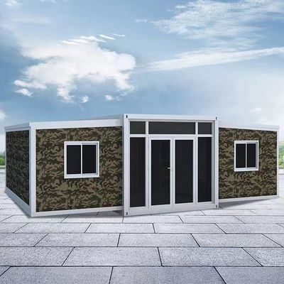 Padrões de vida Casas de contêiner de duas asas expandiveis de luxo