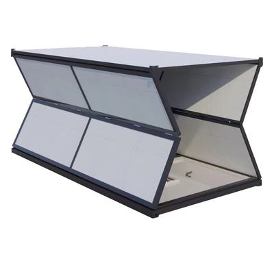 Estilo de design de casa de fazenda Modular Container Móvel Casa dobrável com janela de alumínio