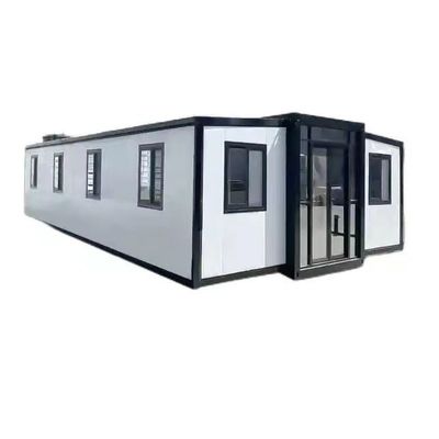 Estilo de design moderno Sala de contêineres dobrável de expansão de asa dupla