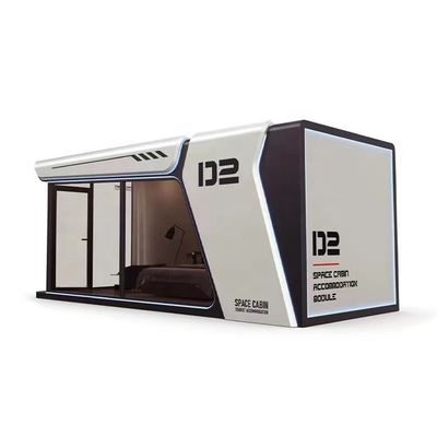Venda Villa de Praia de Luxo Com Smart Windproof Mobile Prefab Space Capsule House