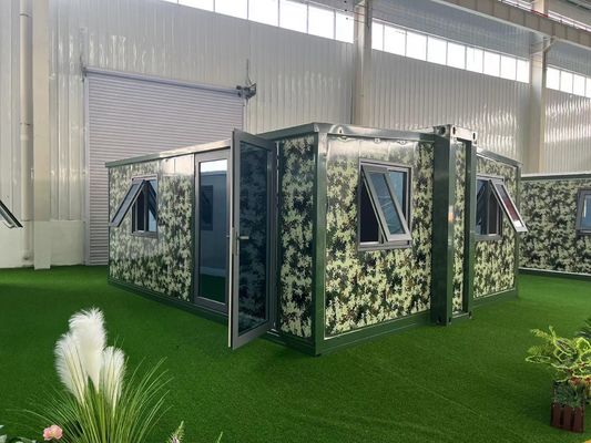 Caixa de expansão de asa dupla de estilo luxuoso para escritório de 20 pés e 40 pés