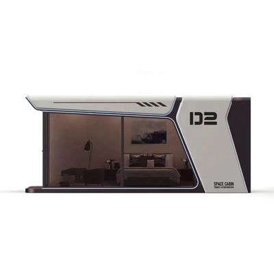 Venda Villa de Praia de Luxo Com Smart Windproof Mobile Prefab Space Capsule House