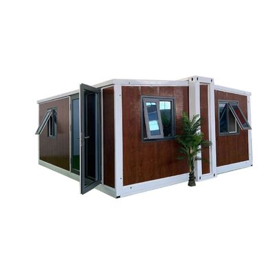 Container residencial móvel dobrável de 20 pés com parede e porta de aço de painel de sanduíche EPS