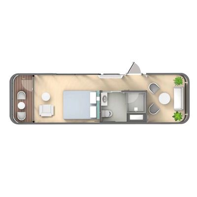 Casas pré-fabricadas de luxo para as necessidades