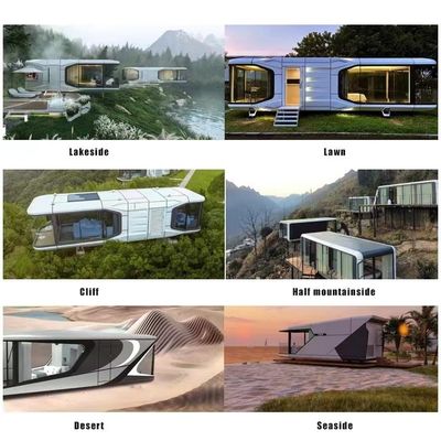 Casas pré-fabricadas de luxo para as necessidades