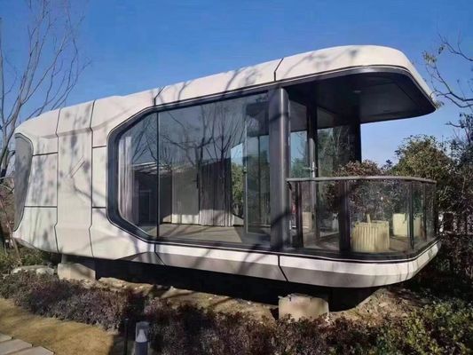 Casa da cápsula de espaço de luxo Casa pré-fabricada moderna