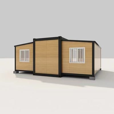 Casa de contêineres portátil dobrável pré-fabricada de 20 pés para escritórios e casas estilo luxuoso