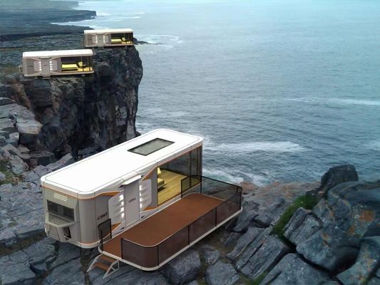 Space Capsule Hotel Modern Design Casa de contêineres pré-fabricada com suporte técnico online