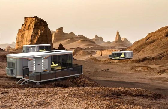 Space Capsule Hotel Modern Design Casa de contêineres pré-fabricada com suporte técnico online