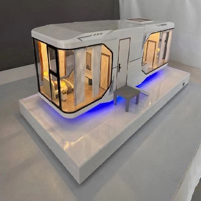 Modelo de Design Contemporâneo Casa Capsula Espacial Solar O Último Contenedor Expansível
